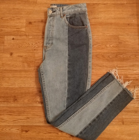 PacSun Denim - Pacsun Two Tone Mom Jeans.